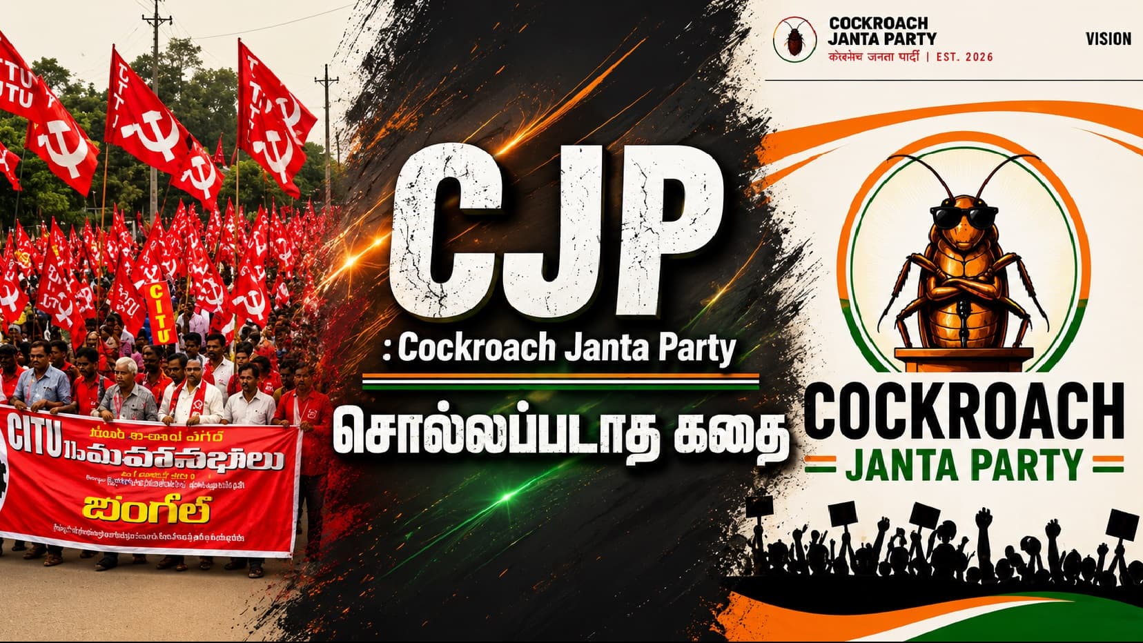 கரப்பான் ஜனதா கட்சி (CJP): வெறும் இணைய கூச்சலா?